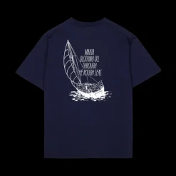 Makia Heeling T-shirt Dark Navy