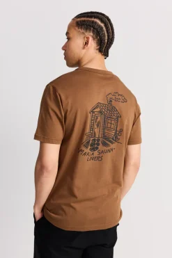 Makia Sauna T-Shirt Sepia