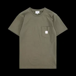 Makia Square Pocket T-shirt Thyme