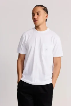 Makia Square Pocket T-Shirt White