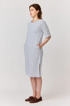 Makia Woman Helsingholm Dress White/Navy