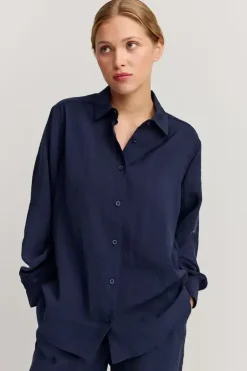 Makia Woman Hilda Shirt Dark Navy