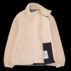 Makia Woman Mia Zip Fleece Off White