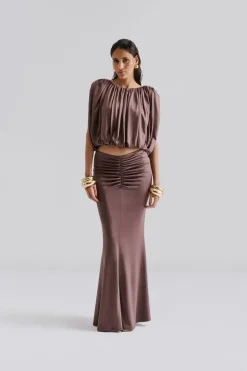 Malina Majori Maxi Skirt Chocolate