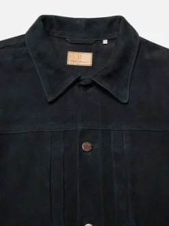 Nudie Jeans Dante II Suede Jacket Navy