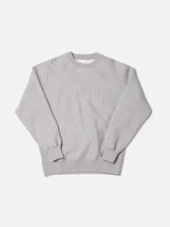 Nudie Jeans Hasse Sweater Crew Neck Greymelange