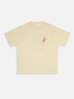 Nudie Jeans Koffe Fails T-Shirt Ecru