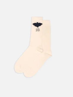 Nudie Jeans Men Socks The Bat Ecru