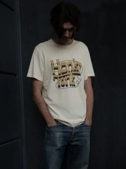 Nudie Jeans Roy Honky Tonk T-Shirt Ecru