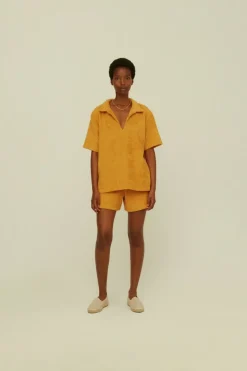 OAS Mustard Jaffa Ruggy Shirt