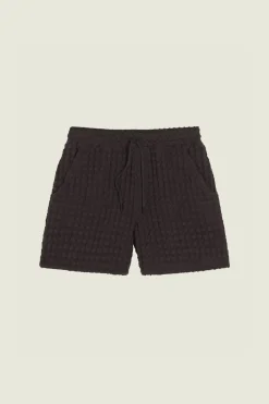 OAS Porto Waffle Shorts Nearly Black