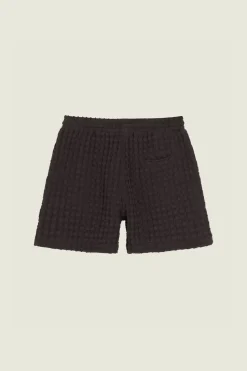 OAS Porto Waffle Shorts Nearly Black