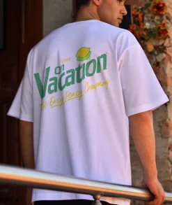 On Vacation Lemonade T-shirt White