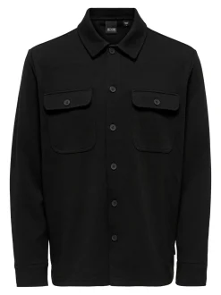 Only & Sons Onsnewkodyl Overshirt Black