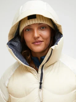 Peak Performance Helium Diamond Fuse Down Jacket Women Sandfog/Moiuntain Mist