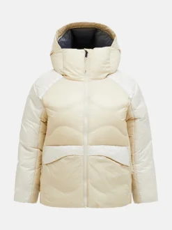 Peak Performance Helium Diamond Fuse Down Jacket Women Sandfog/Moiuntain Mist