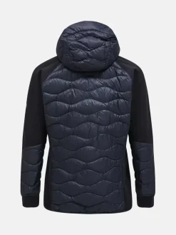 Peak Performance Helium Hybrid Down Hood Jacket Men Black