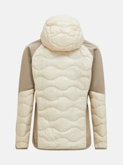 Peak Performance Helium Hybrid Down Hood Jacket Men Sandfog
