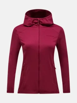 Peak Performance Light Zip Hood Women Vertical Zenith