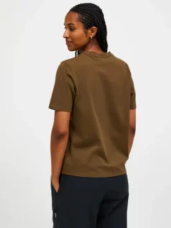 Peak Performance Original Small Logo Tee Women Meadow Moss