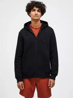Peak Performance Original Small Logo Zip Hood Men Black