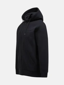Peak Performance Original Small Logo Zip Hood Men Black