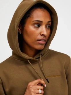 Peak Performance Original Small Logo Hood Women Meadow Moss