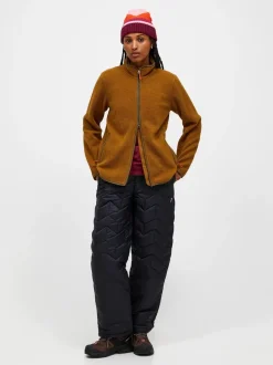 Peak Performance Pile Zip Jacket Women Earthy Summit