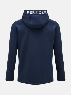 Peak Performance Rider Zip Hood Men Blue Shadow