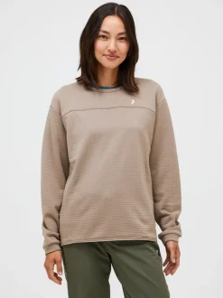 Peak Performance Trail Polartec®  Power Grid™ Crew Women Avid Beige