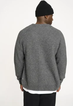 Resteröds Kyle Cardigan Grey Melange