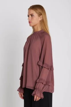 Rue de Femme Drystan Blouse Dusty Rose