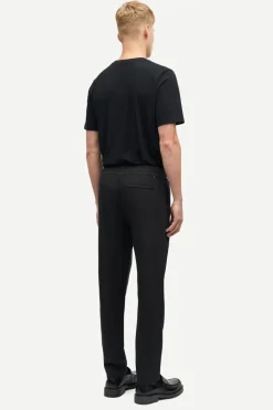 Samsøe Samsøe Smithy Linen Trousers Black