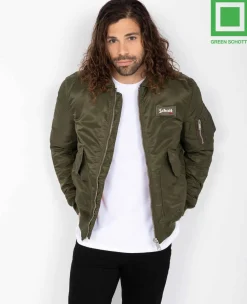 Schott CWU Bomber Jacket  Army Khaki