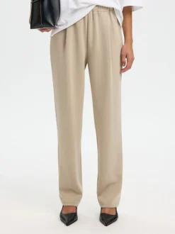 Selectec Femme Slftenny Hw Pant Pure Cashmere