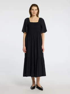 Selected Femme Dora Ankle Dress Black