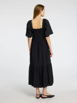 Selected Femme Dora Ankle Dress Black