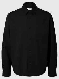 Selected Homme Ace Thais Overshirt Jacket Black