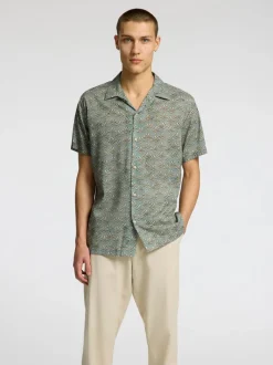 Selected Homme Air Shirt Iceberg Green