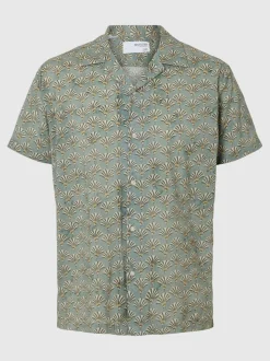 Selected Homme Air Shirt Iceberg Green