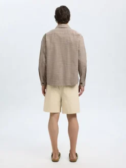 Selected Homme Henry Overshirt Sand