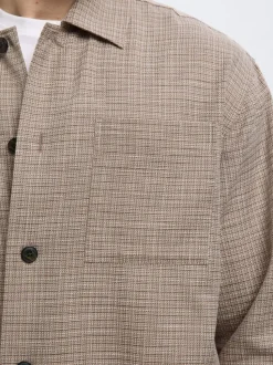 Selected Homme Henry Overshirt Sand