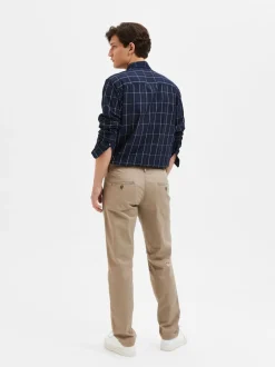Selected Homme New Miles Slim Flex Pant Greige