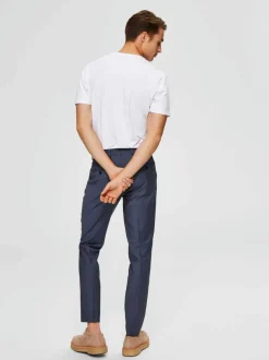 Selected Homme New Pima V-Neck Bright White
