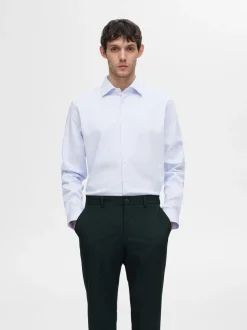 Selected Homme Performance Shirt Cashmere Blue