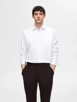 Selected Homme Performance Shirt Bright White