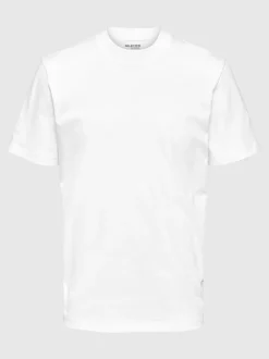 Selected Homme Relax Colman T-shirt Bright White