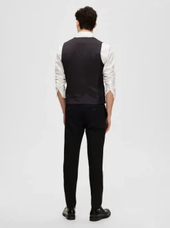 Selected Homme Slim-Liam Waistcoat Black
