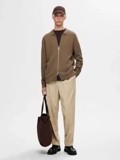 Selected Homme Tapered Leroy Pleat Pants Incence