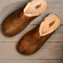 Shepherd Hugo Slippers Antique Cognac